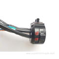 Motorcycle handlebar control Left right switch combination